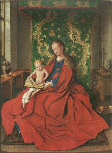 Jan Van Eyck: Madonna col Bambino leggente